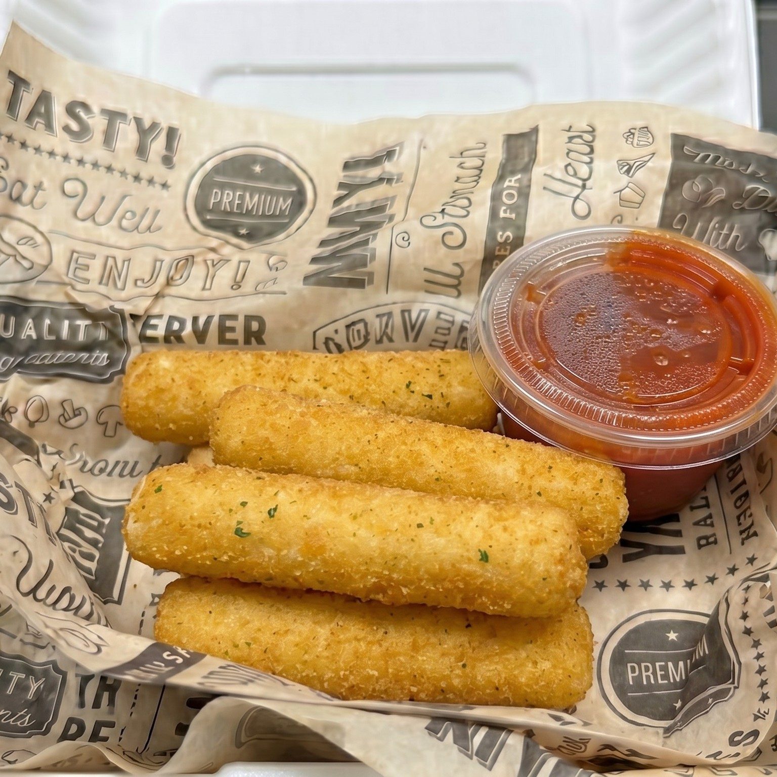 Mozzarella Sticks.
